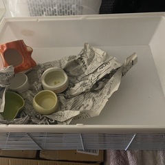 小動物用ゲージ、小物等差し上げます