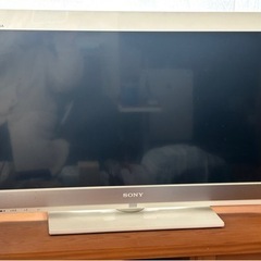 【ジャンク品】SONY BRAVIA 32型ホワイト持ってってく...