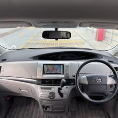 神奈川【自社ローン】保証人無可★全国対応★エスティマ【アエラス エアロツアラー】オークション評価点4.5点/社外18インチ/パワスラ/フリップダウンモニター/ウインカードアミラー/後席オットマン/ETC/HDDナビ/ドアバイザー/ウォークスルーの画像