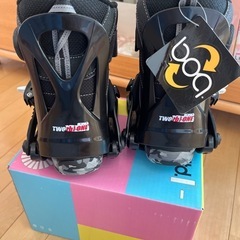 新品❗️ キッズ　ジュニア　スノーボード  ブーツ　バインディングの画像