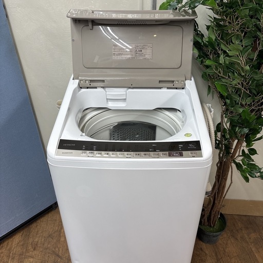 I388 ? 今だけの限定値下げ‼️ ジモティー限定価格！ 大容量！ HITACHI 洗濯機 （10.0㎏） ⭐ 動作確認済 ⭐ クリ