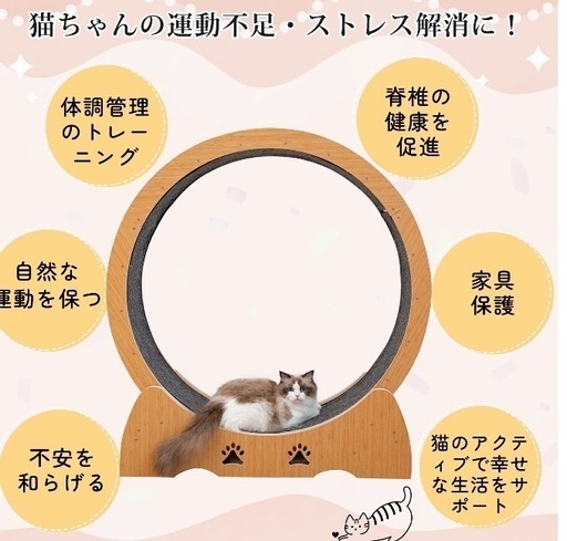 お話し中　　新品　キャットホイール