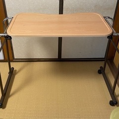介護ベッド用テーブル　山善の画像
