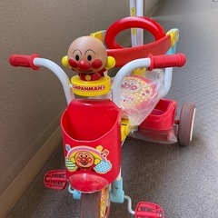 アンパンマン折りたたみ三輪車