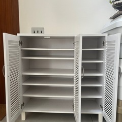 ニトリ購入品　シューズボックス　下駄箱の画像
