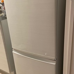 SHARP 冷蔵庫 2ドア ホワイト