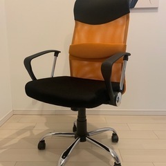 ハイバックオフィスチェアオレンジ