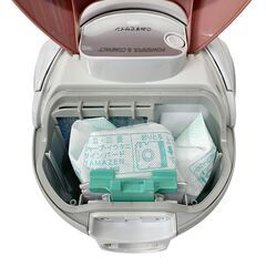 24C775_ジ HITACHI 日立 紙パック式クリーナー CV-V500 2014年製 キャニスター 現状品 中古の画像