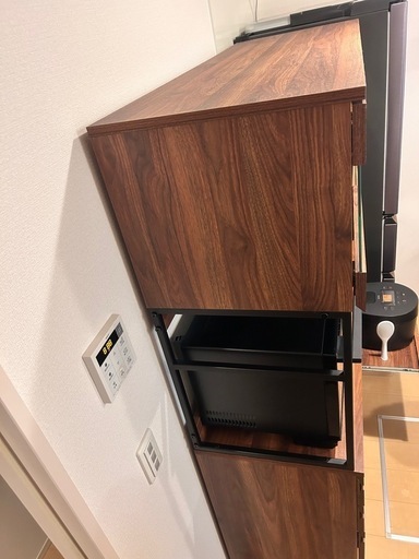 Cloudear 幅120cmキッチンボード、食器棚