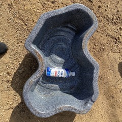 メダカ　みかげ調プラ池の画像