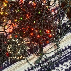 クリスマス　イルミネーションライトの画像