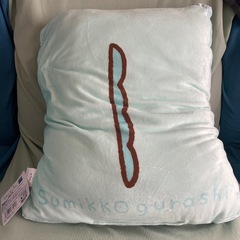 【お話中】すみっコぐらし　とかげ　スクエアクッションの画像