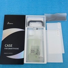 iPhone14 plus 用 フィルム付きケース 全面保護セットの画像