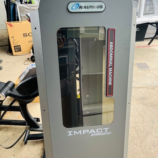 【✨‼️売約済‼️✨】NAUTILUS アブドミナルマシン IMPACT STRENGTH 腹筋強化に最適な高性能フィットネスマシン 