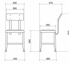 ダルトンDulton スタンダード チェア STANDARD CHAIRの画像