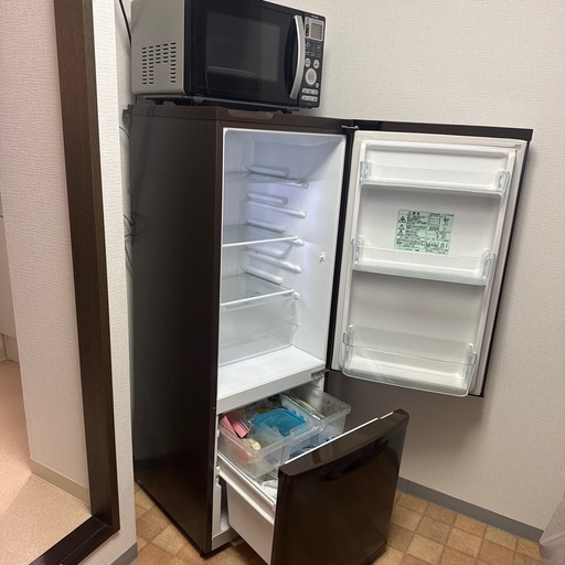 冷蔵庫と電子レンジまとめて