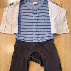 『値下げ中』プティマイン　ロンパース Size70　800→300の画像