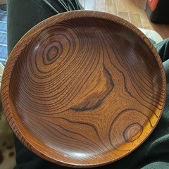 けやき　菓子盆　未使用保管品の画像