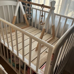【美品】【ちょろちょろ様】KATOJI ベビーベット　ハイポジション　の画像