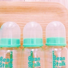 ビーンスターク ガラス哺乳瓶 セットの画像