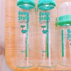 ビーンスターク ガラス哺乳瓶 セットの画像