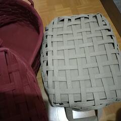 NITORI　カゴ　3つセット　の画像