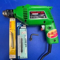 【中古美品】 RYOBI リョービ 電動ドリル MD-10V 無段変速 マイドリル 10mm 100V ドリル 変速 電動工具 チャック 工具 電動ドリル DIY 電気 電動 大工の画像