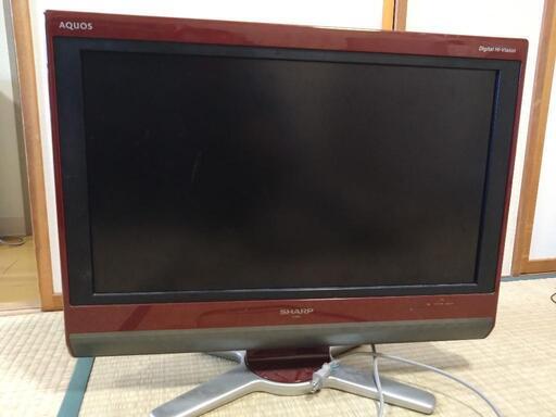 26インチ：シャープ\n液晶テレビ