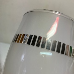 ☆値下げ☆K2412-471　ANNIVERSAIRE ラインストーンペア泡立ちビアグラス 未使用品の画像