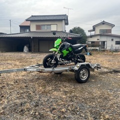 オートバイ　運搬　ロフトトレーラー　トレーラー　軽　積載　バイク...