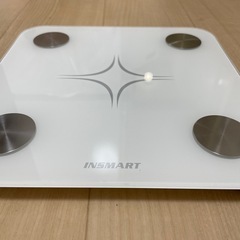 体重計 ホワイト スマホ連携可能の画像