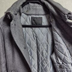 メンズメルローズ メルトンフードコート(メンズ用)の画像