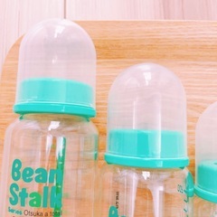 ②ビーンスターク ガラス製哺乳瓶セットの画像