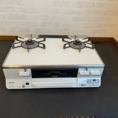 リンナイ　ラクシエ　ガラストップ　都市ガス
