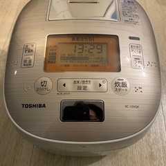 TOSHIBA 炊飯器(RC-10VQK)