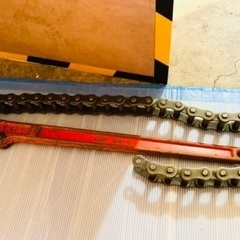 パイプレンチ+フランジ回しセット &おまけの画像