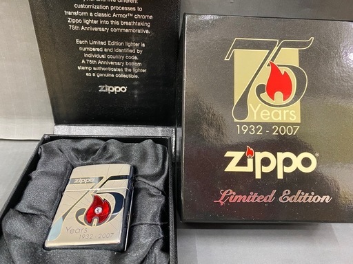【愛品館江戸川店】ジッポー75周年記念 4000個限定モデル 未使用品 ID:107-050783-007