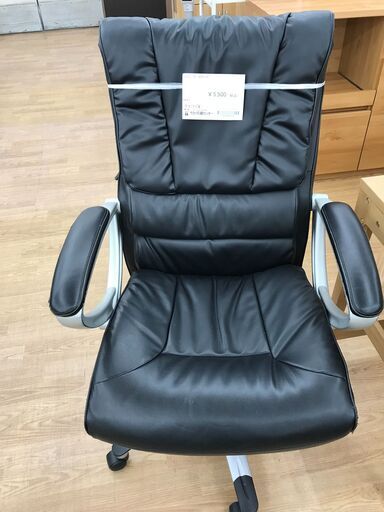 ★ジモティ割あり★ ニトリ ワークチェア　Nコーリン ブラック H105~112×W64×D83 クリーニング済み KJ7361
