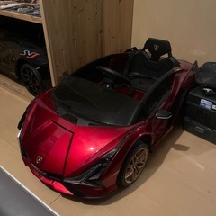 乗用ラジコンカー　ランボルギーニ　シアンモデル　ルビーレッド