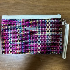 【used】マーキュリーデュオ　ツイードポーチ