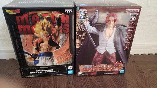 ONE PIECEシャンクス。ドラゴンボールゴジータ