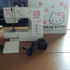 (お取引中)ジャノメＨＥＬＬＯ  KITTY   コンパクトミシ...