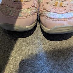 イフミー　スニーカー　ピンク　花柄　15センチの画像