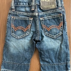㉙子供服100cm　EDWIN　ジーンズ　女の子の画像