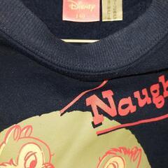 チップとデールのトレーナー140cmの画像