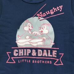 チップとデールのトレーナー140cmの画像