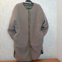 【earth music＆ecology】中綿リバーシブル ボア...