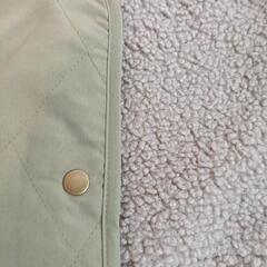 【earth music＆ecology】中綿リバーシブル ボアコート ゆったりの画像