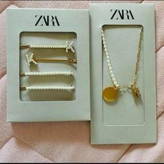 ZARA イニシャル『K』 ネックレス・ヘアピン