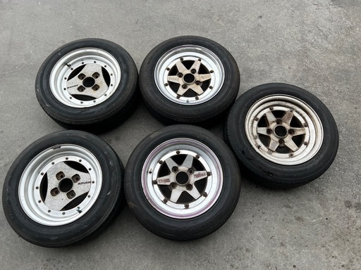 ロンシャン3本アドバンホイール2本14インチ　旧車